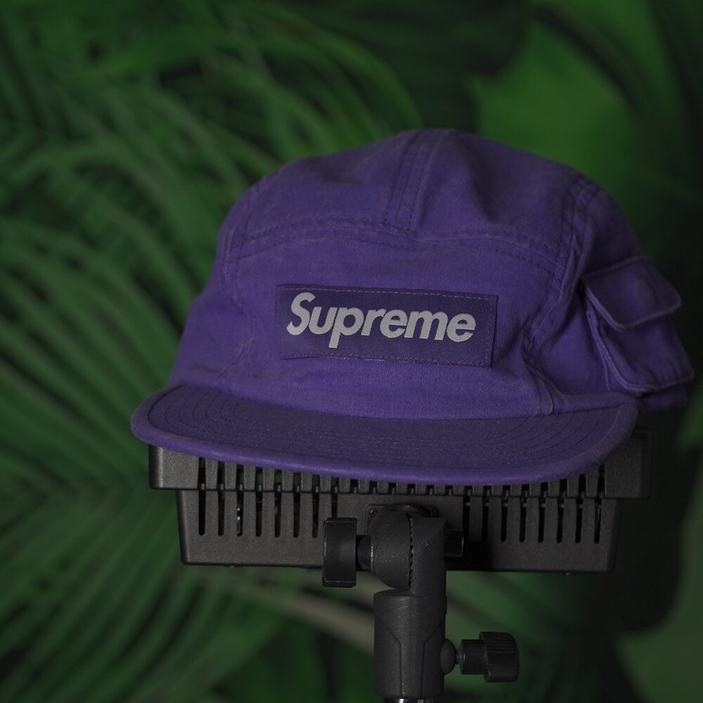 SUPREME POCKET HAT PURPLE CLASSIC STREETWEAR